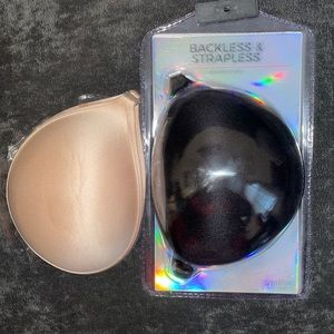 2 backless & strapless Bra C cup NWT